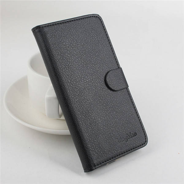Litchi Grain Flip Synthetic Leather PC Back Case For Samsung Galaxy A9