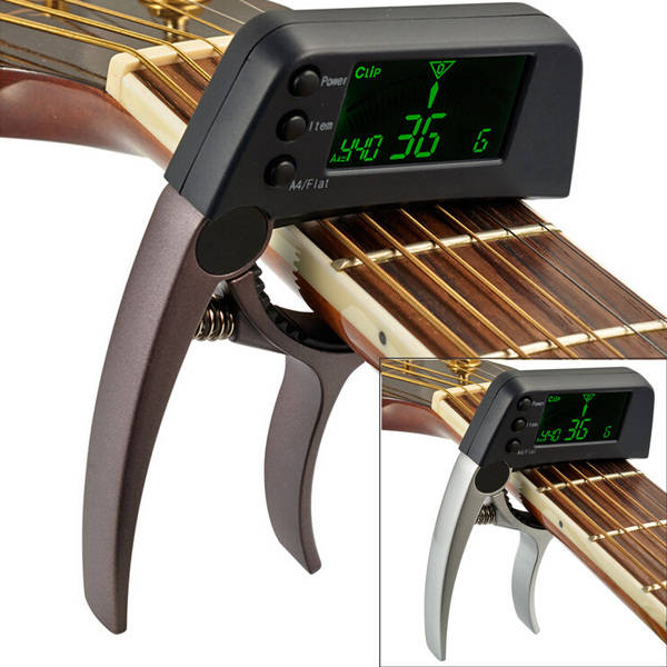 Quick Change Trigger Capo Tuner Clamp For Acoustic Electric Guitar Ukulele