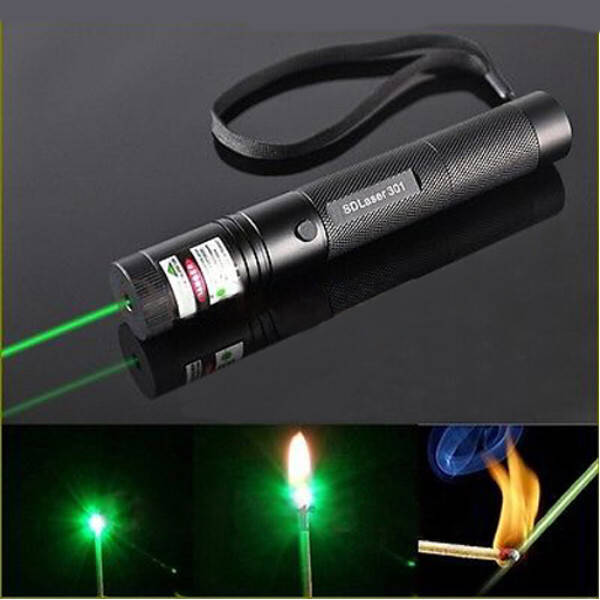 G301 Focus Burn 532nm Green Laser Pointer Pen Lazer Visible Beam 5mw