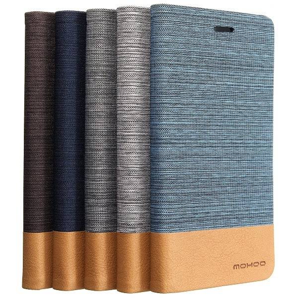 Mohoo Flip Jeans Cloth PC Hard Card Case Stand Cover for Samsung Galaxy Note 5