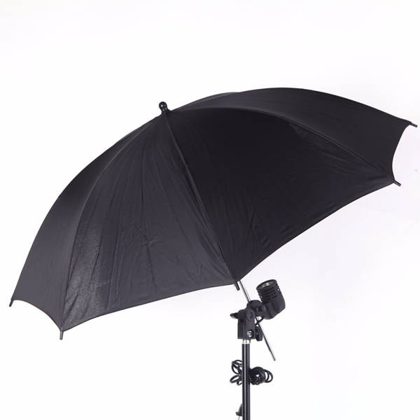 40 inch Studio Softbox Photo Strobe Flash Light Reflector Black Silver Umbrella