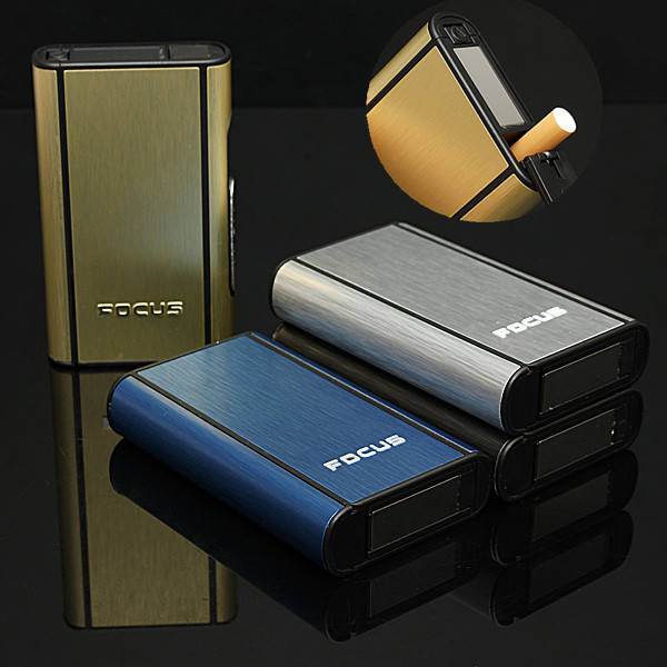 Focus Automatic Ejection Cigarette Case For 10 Cigarettes