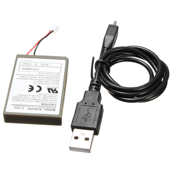 2000mah PS4 Double shock 4 Controller Battery+ Charge USB Cable