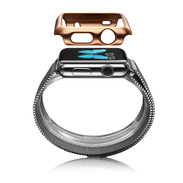 G-CASE 38mm 42mm Shiny Plating PC Series Protective Case Protection Shell For A