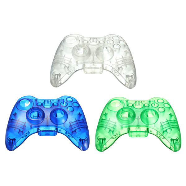 Transparency Plastic Shell  for Xbox 360 Wireless Controller