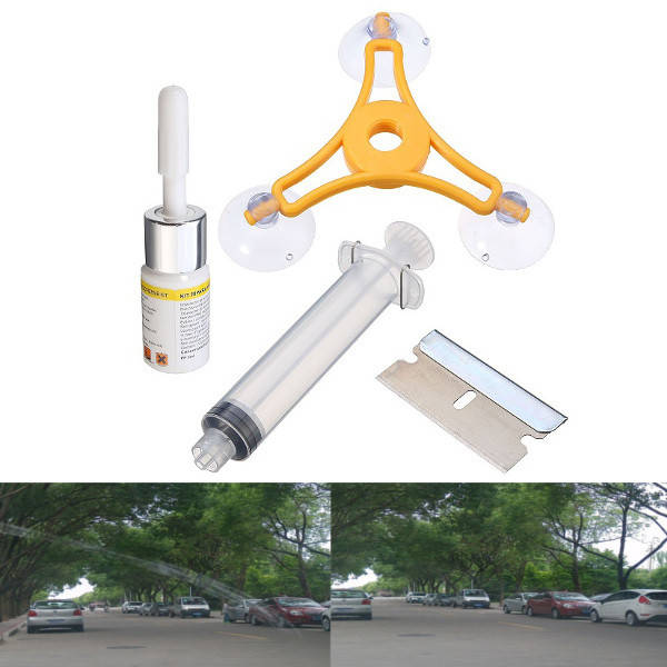 DIY Car Automobile Windshield Repair Kit Tools Glass Windscreen Restore Fix Set