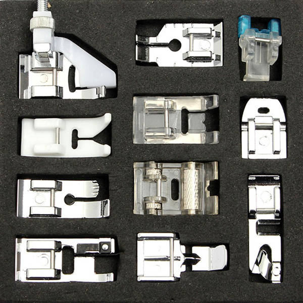 11pcs Universal Household Sewing Machine Presser Foot Feet For Brother Singer J