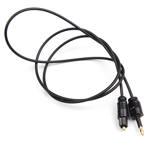 0.8M TosLink Male To 3.5mm Male Digital Optical Audio Adapter Lead Cable