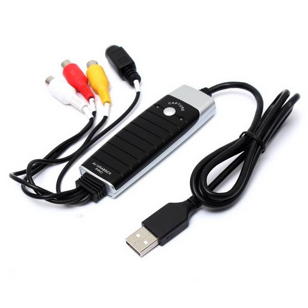 USB 2.0 Audio Video Grabber Card DVD TV HD Easy Capture Converter Card Adapter