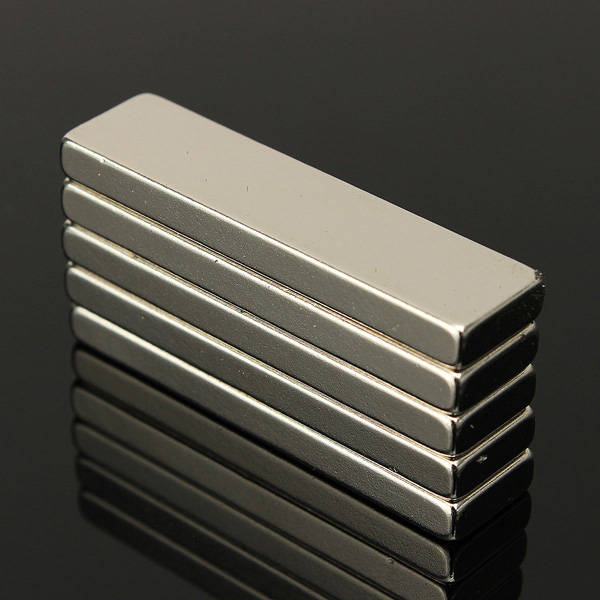 5pcs N35 Strong Block Cuboid Magnets Rare Earth Neodymium 40x10x4 mm