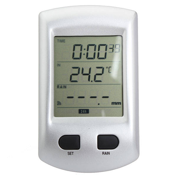 Wireless Weather Station Rain Gauge Auto Indoor Thermometer KG208
