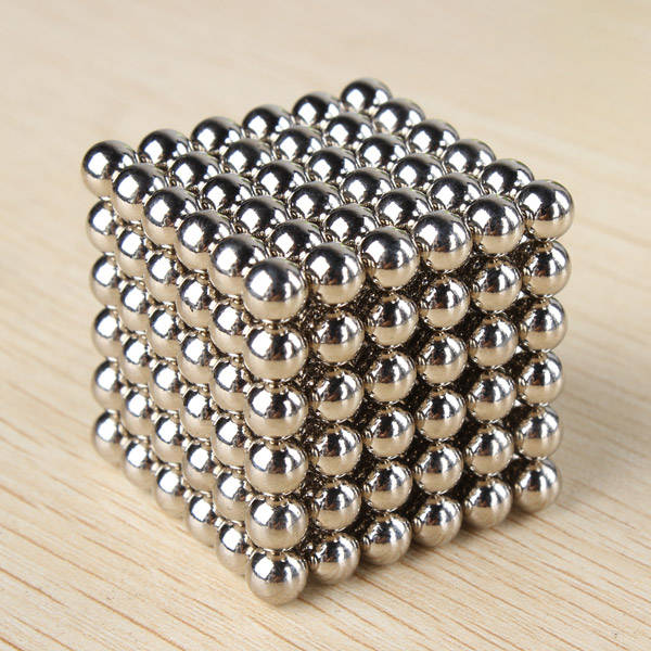 216Pcs 5mm Sliver DIY Neocube Magic Beads Magnetic Balls Puzzle