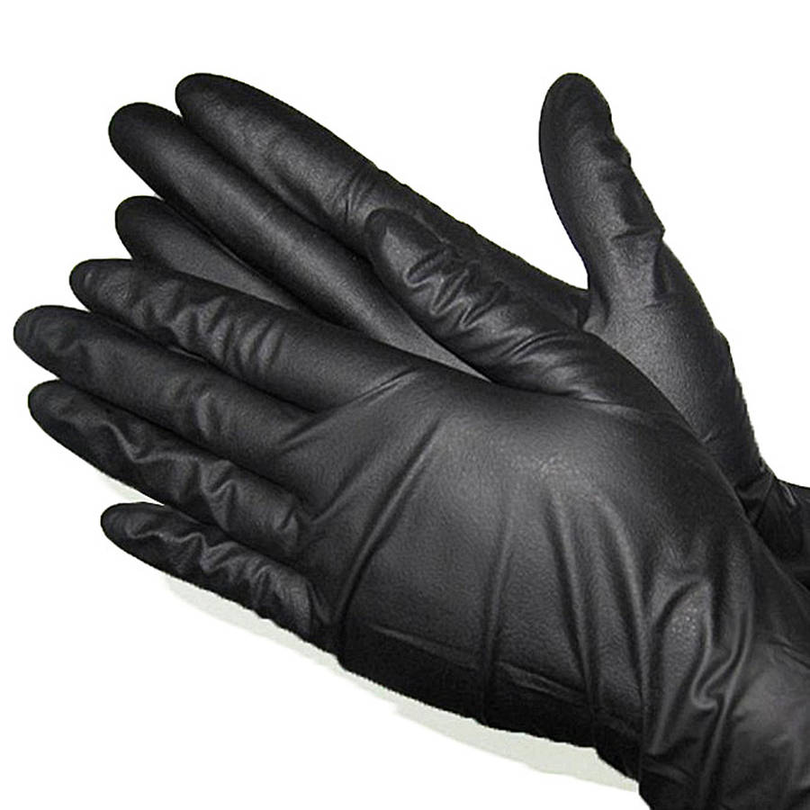 100 Pair Nitrile Latex Tattoo Mechanic Gloves Bodyguard Powder