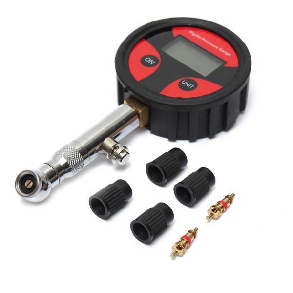 0-200PSI Metal Digital LCD Tire Air Pressure Gauge Tester PSI BAR KPA KGF/cm¿¿
