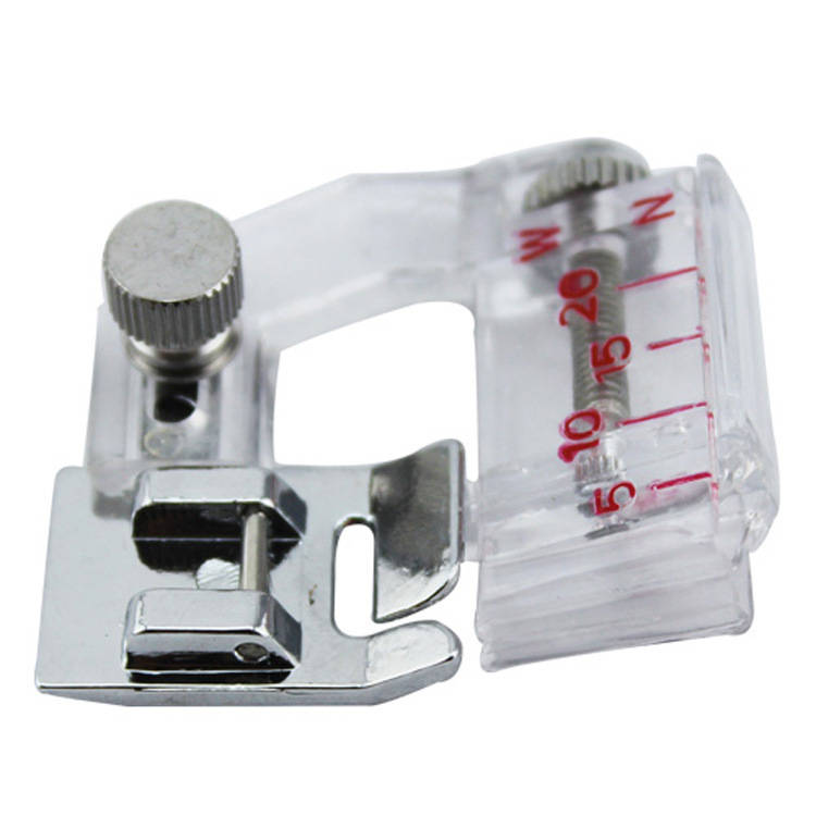 Home Snap-on Adjustable Bias Binder Presser Foot Feet for Sewing Machines