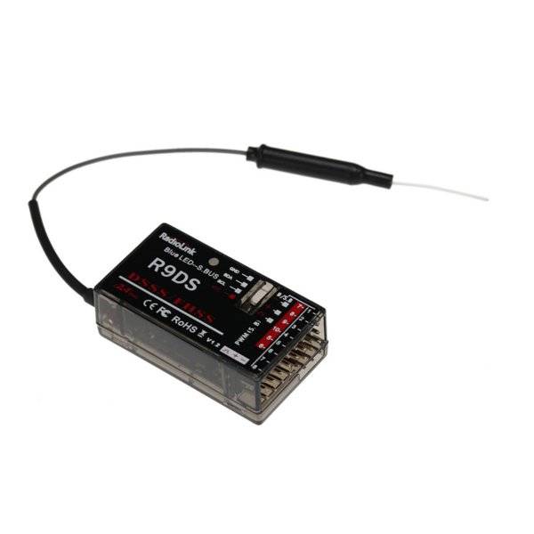 Upgraded RadioLink AT9-R9DS R9DS 2.4GHz 9CH DSSS Receiver For AT9 AT10 Transmit