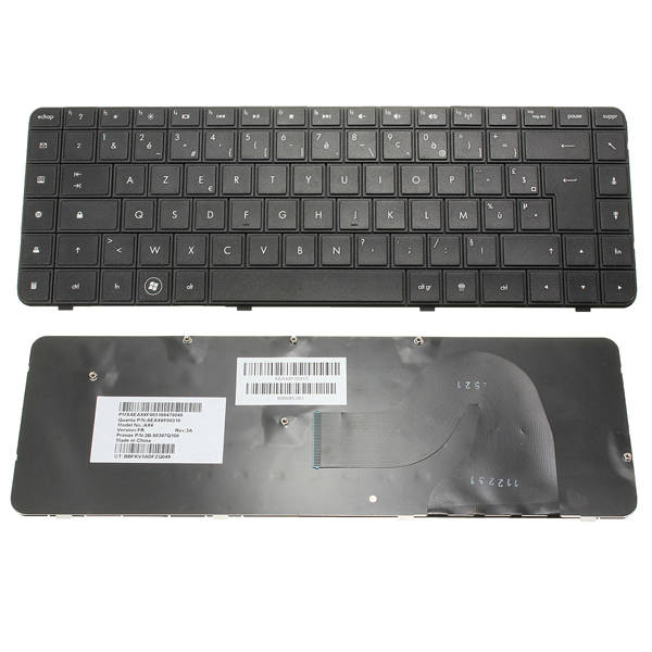 French Laptop Replacement Keyboard for HP Compaq Presario CQ56 G56