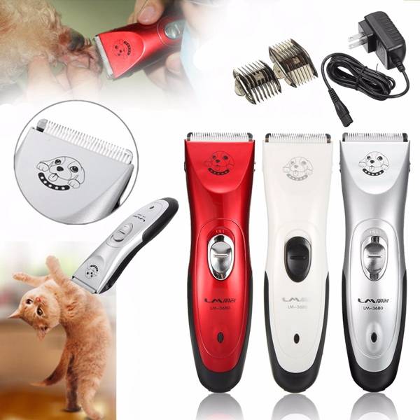 Pet Cat Dog Clipper Trimmer Groomer Electronic Shaver Hair-cutting Rechargeable