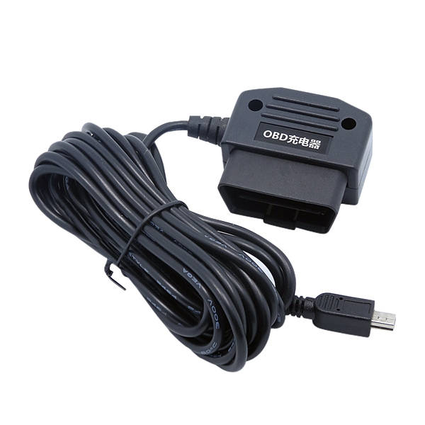 OBD2 16-pin Plug Male To Mini USB Smart Charging Cable For Car GPS / DVR / Andr