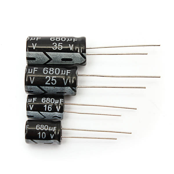 1Pcs 10V 16V 25V 35V 680uF Radial Electrolytic Capacitor