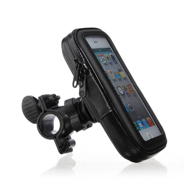 Bicycle Waterproof Phone Case Pouch Handlebar Mount Holder For iPhone5