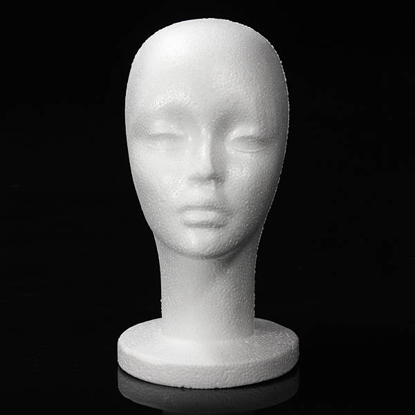 Female Foam Styrofoam Mannequin Cap Wig Head display Holder Model