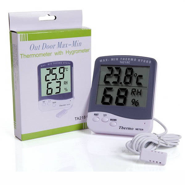 Digital Thermometer Hygrometer Humidity Monitor for Egg Incubator/Hive