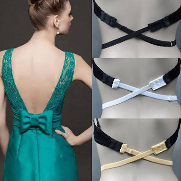 Low Back Bra halved Belt Extender Hook Adjustable Converter Strap