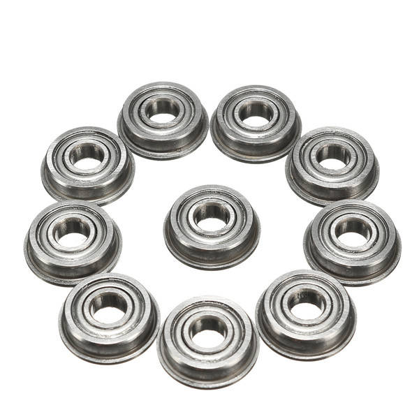 10pcs F695ZZ 5mmx13mmx4mm Double Shielded Flanged Ball Bearings