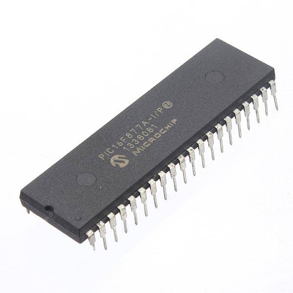 DIP-40 PIC16F877A Microchip Microcontroller IC