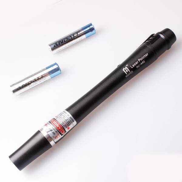 LT-82 650nm Red Laser Pointer Flashlight Shaped 5mw 2*AAA