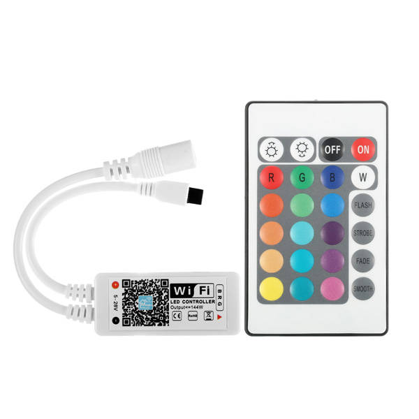 ARILUX¿¿ AL-LC03 Super Mini LED WIFI APP Controller + Remote Control For RGB LE