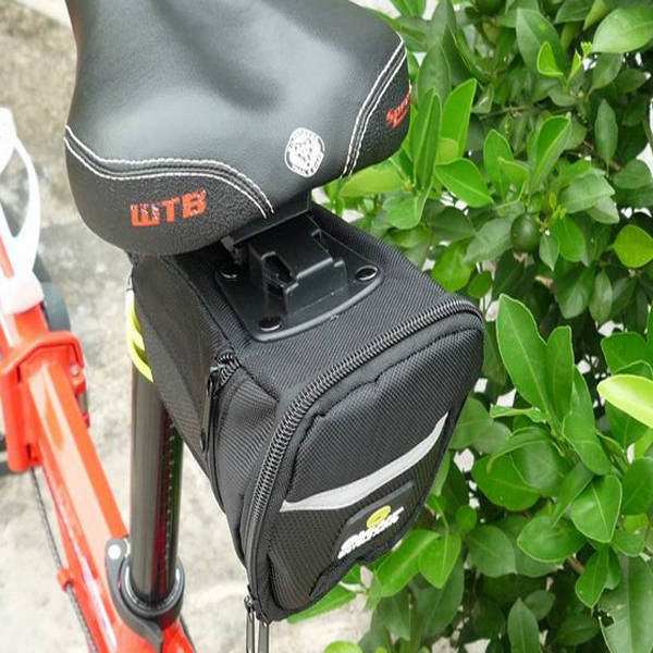 Waterproof Black Bike Saddle Bag Outdoor Cycling Back Seat Bag