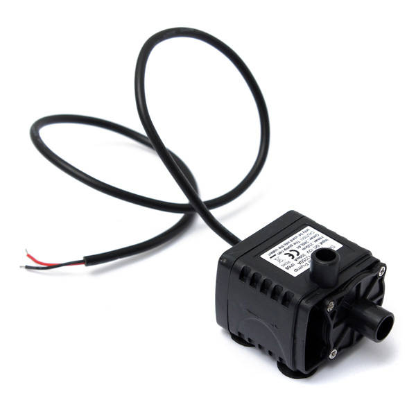 12V DC CAR Brushless Water Oil  Waterproof Submersible CPU Cooling PumpBlack