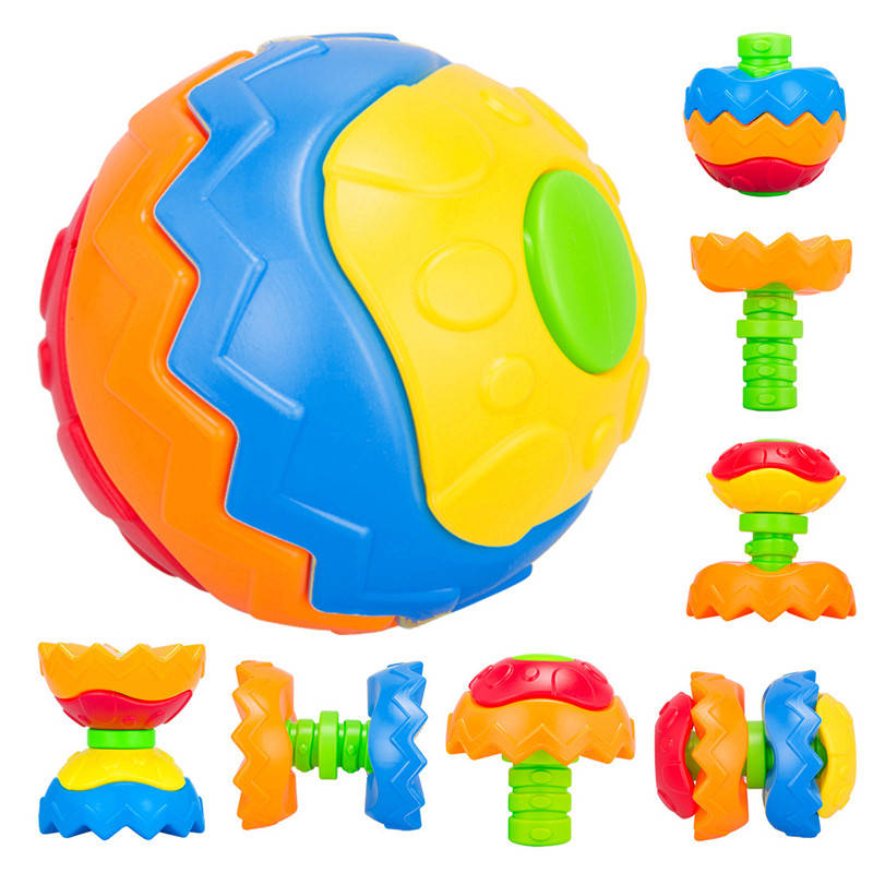 Baby Toddler Kid Child Toy Puzzle Transformer Ball 3D Blocks Developmental Toys