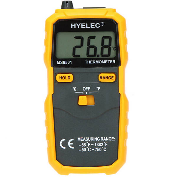 HYELEC MS6501 LCD Display Termostato Digital Thermometer K Type Thermocouple Te