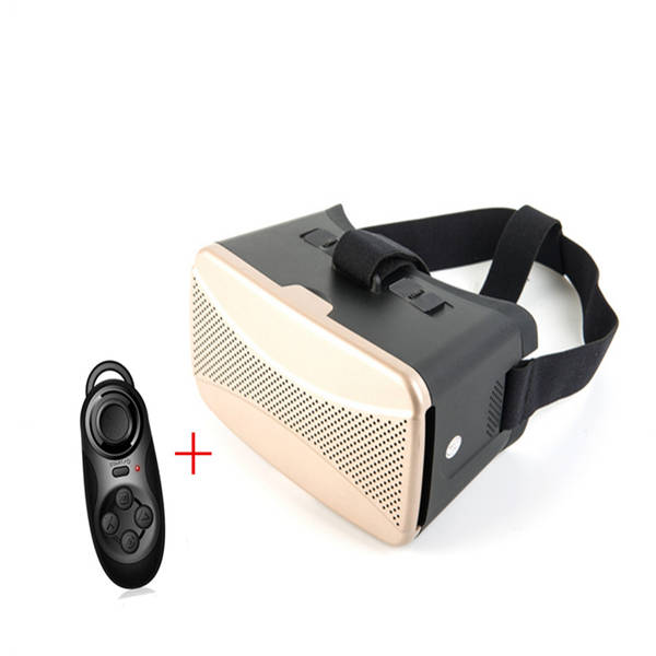 Universal Virtual Reality 3D Video Glasses VR Box With Mini Bluetooth Controlle