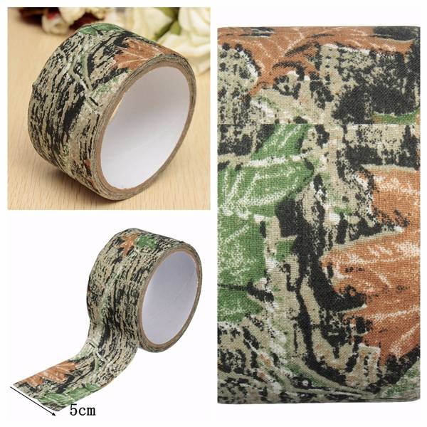 5cm x 5m Kombat Army Tactical Military Camo Wrap Shooting Hunting Camouflage Ta