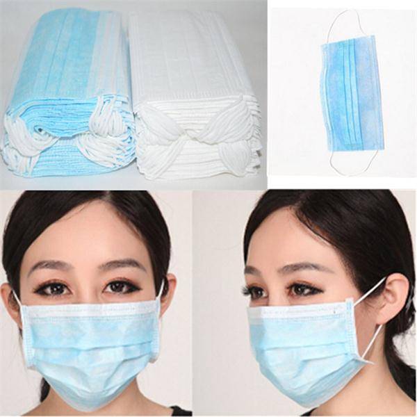 50Pcs Safe Dental Medical Surgical Dust Disposable Ears Loop Face Mouth Mask