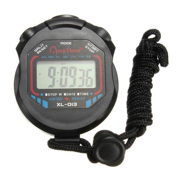 Waterproof Digital Chronograph Timer Stopwatch Counter Sports Watch