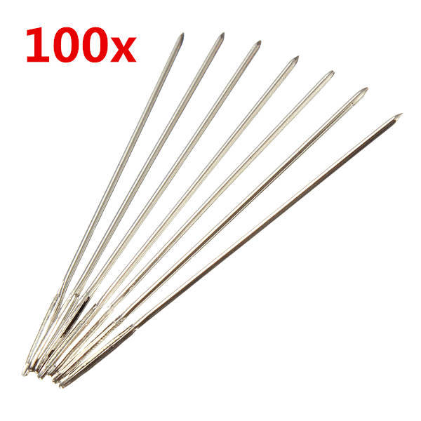100pcs Silver Embroidery Needles for 11CT Cross-stitch
