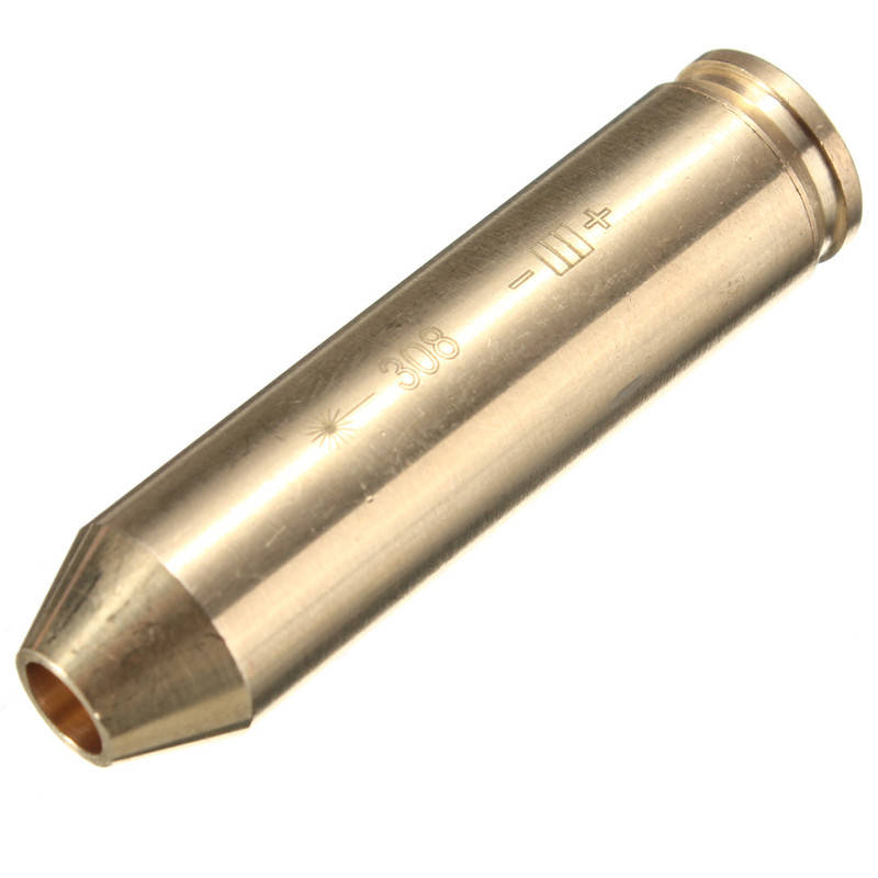 Brass Laser Bore Sight Cartridge Red Laser Boresighter For 243/308WIN