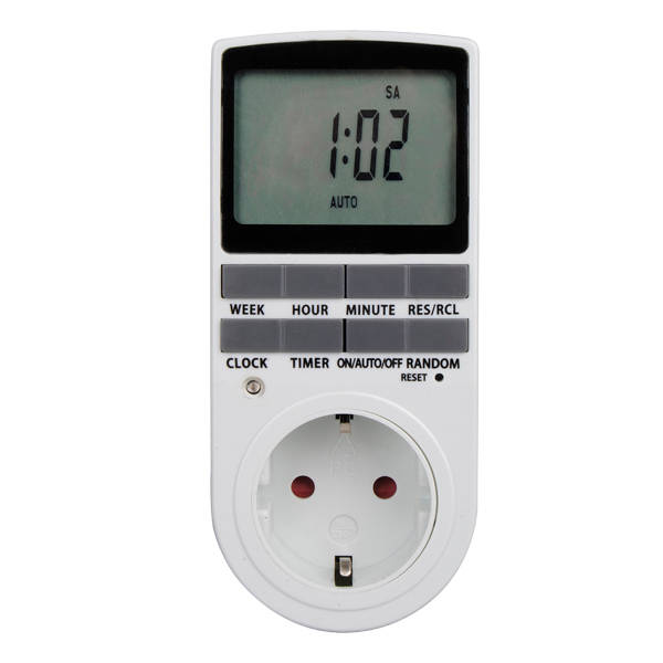 Programmable 24h 7 Day Week Digital Timer LCD Display Timer Switch