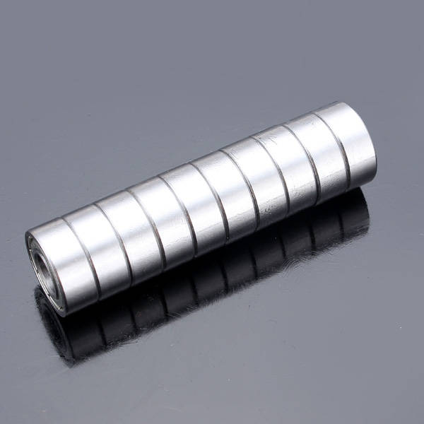 10pcs 8x19x6mm Steel Sealed Shielded Deep Groove Ball Bearings 698ZZ