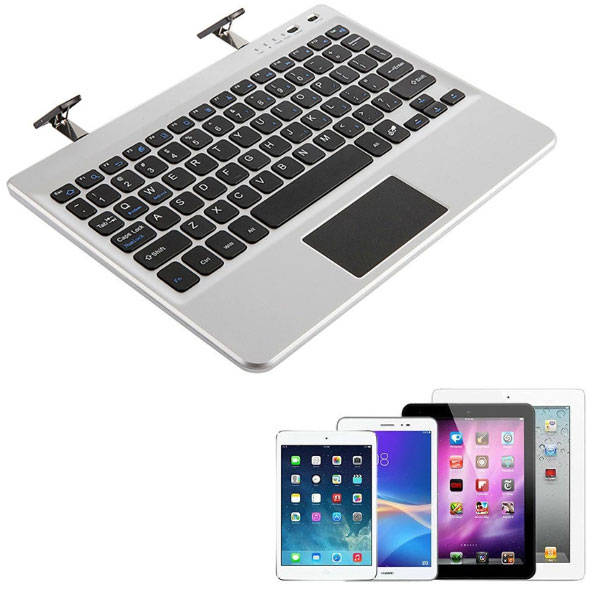 Universal Wireless Bluetooth Keyboard With Touchpad Mouse for Tablet