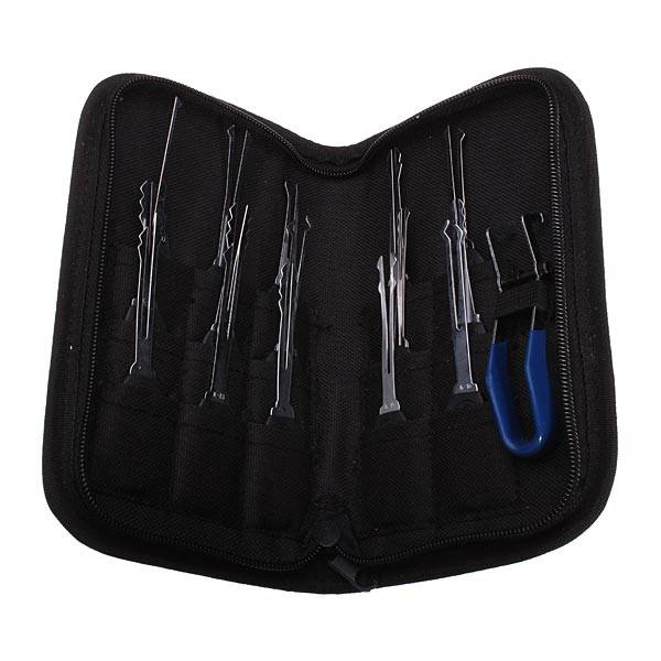 Klom 16pcs Set Deft Hand Lock Pick Tools Lock Opener