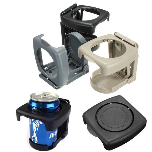 Universal Car Folding Beverage Drink Bottle Cup Mount Holder Stand