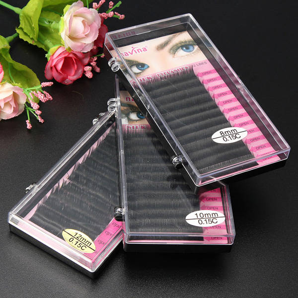 8/10/12mm Natural Soft Thick Curl False Extension Eyelashes