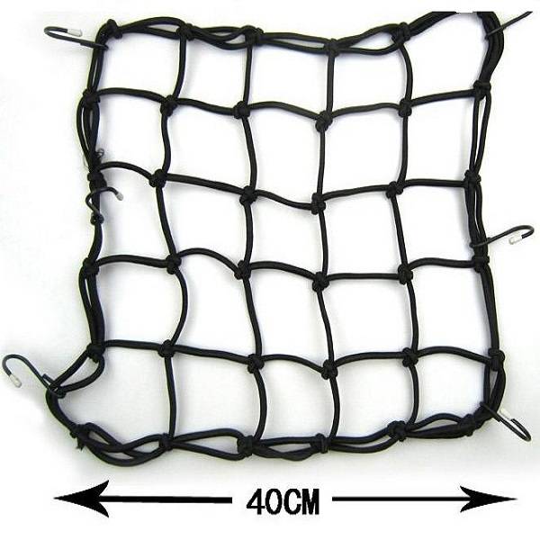 Motorcycle Helmet Cargo Luggage Bungie Mesh Web Net