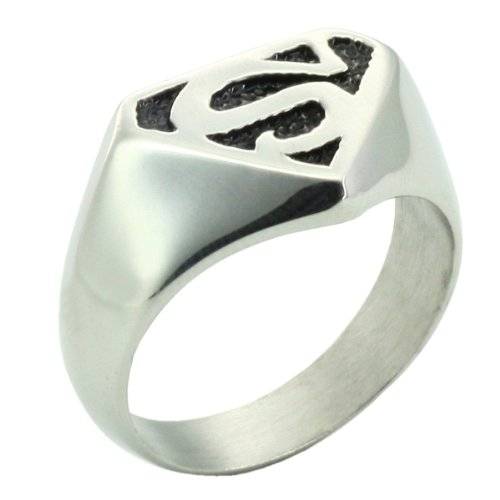 PigGege Pi Gege steel ring | Superman Ring | Fashion Jewelry RG0606 (7 #) ..
